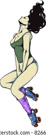 Vector Pin-up Girl