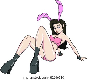 Vector Pin-up Girl