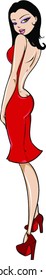 Vector Pin-up Girl
