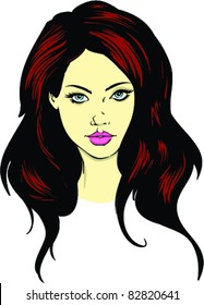 Vector Pin-up Girl