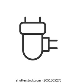 Vector pipe line icon. Symbol in trendy outline style. Vector illustration isolated on a white background. 