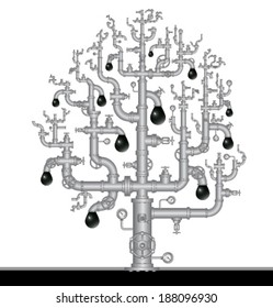 vector pipeline tree oil
