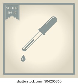 vector pipette icons