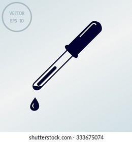 vector pipette icons