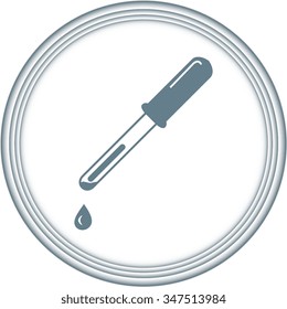 vector pipette icons