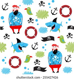 Vector Pirate background