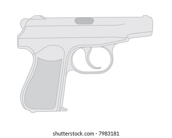 Vector Of A Pistol (makarov, PM)