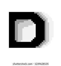 vector pixel alphabet