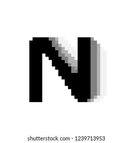 vector pixel alphabet