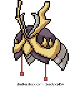 vector pixel art abstract artifact