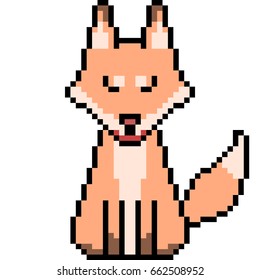 Pixel Art Fox Images Stock Photos Vectors Shutterstock