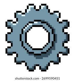Ícone de Pixel Art de Vetor - Opções