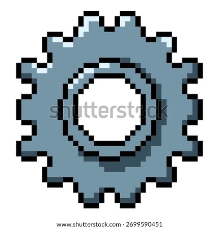 Vector Pixel Art Icon - Options