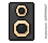 Vector Pixel Art Icon - Sound Speaker