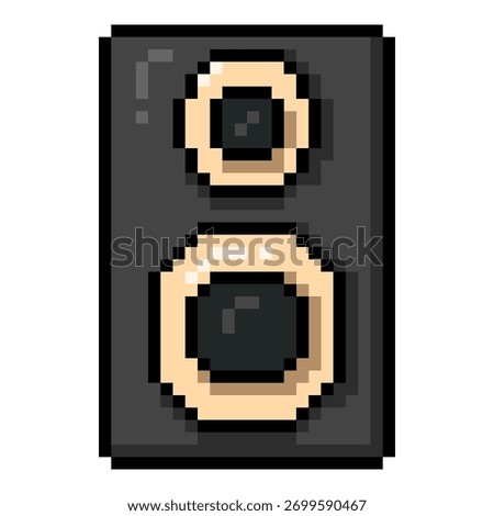 Vector Pixel Art Icon - Sound Speaker