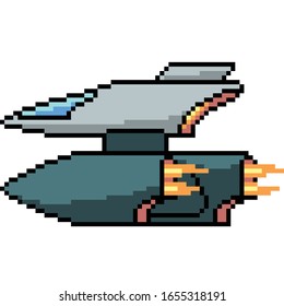 arte de píxeles vectoriales espacio aislado