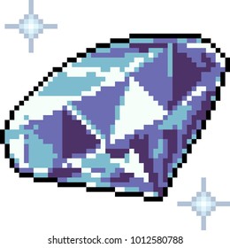 vector pixel art jewelry isolated