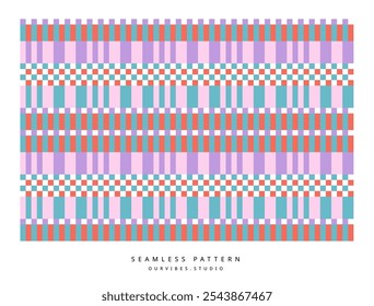 padrão de arte de pixel vetorial, design de plano de fundo abstrato, design de padrão semless de têxteis