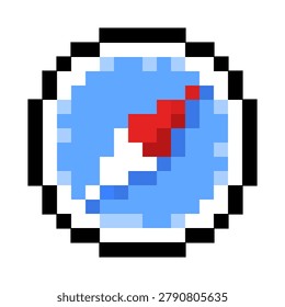 Icono estilo píxel Vector