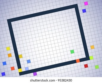 Vector pixel background