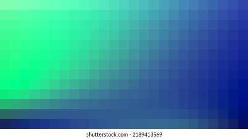 Fondo verde-azul del píxel del vector. Diseño de afiches, volantes, portada, folleto, web
