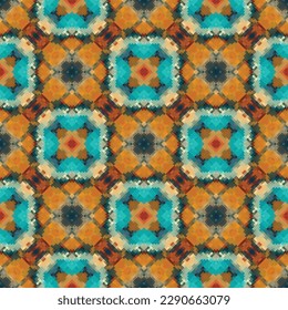 Vector pixel pattern made of small squares .Design for texture,fabric,clothing,wrapping,carpet.  Mosaic, background.
