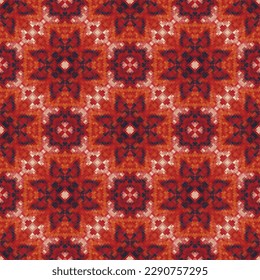 Vector pixel pattern made of small squares .Design for texture,fabric,clothing,wrapping,carpet,Mosaic, background.