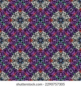 Vector pixel pattern made of small squares .Design for texture,fabric,clothing,wrapping,carpet,Mosaic, background.