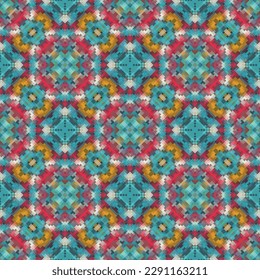 Vector pixel pattern made of small squares .Design for texture,fabric,clothing,wrapping,carpet,Mosaic, background.