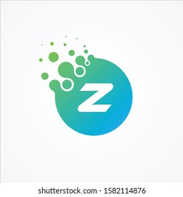 Vector pixel symbol letter Z design minimalist. Z letter for your best business symbol. Vector illustration EPS.8 EPS.10
