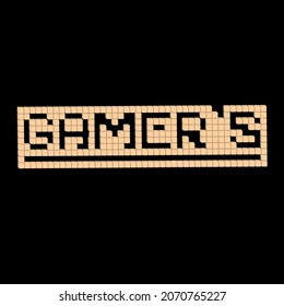 vector pixelart pemain lama video game