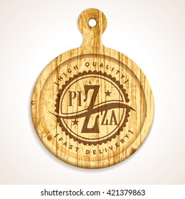 vector pizza design part pattern for logo seal of pizza or pizzeria on old-fashioned retro new wood background that build a difference in your new design cut classic white fast rapid real texture ital