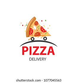 Vector pizza logo