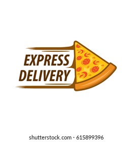 Vector pizza logo