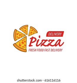 Vector pizza logo