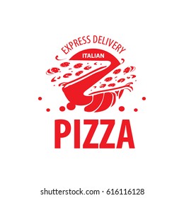 Vector pizza logo