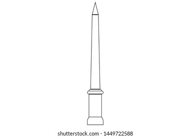 Vector of Place de la Concorde