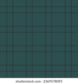 Vector plaid background of check fabric tartan with a seamless pattern textile texture in dark and dark slate gray colors.