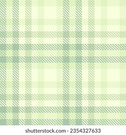 Vector plaid pattern of check texture fabric with a tartan background seamless textile in light and pastel colors.