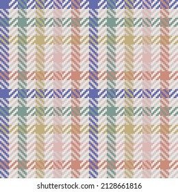 Vector plaid seamless pattern background. Perfect for fabric, scrapbooking, wallpaper projects.