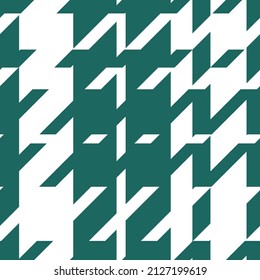 Vector plaid seamless pattern in green and white for st. Patrick's day. Print Texture, Buffalo tartan hand drawn. Designs for textiles, fabric, wrapping paper, packaging, scrapbooking.