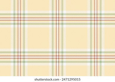Vector a cuadros sin costuras de fondo de tela textil con un patrón de textura tartán comprobar en colores claros y blancos.