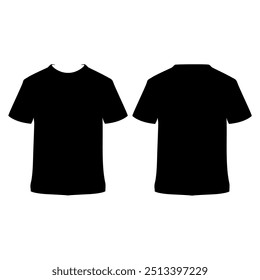 vector plain one color t-shirt design