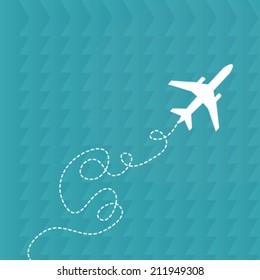 Vector plane card