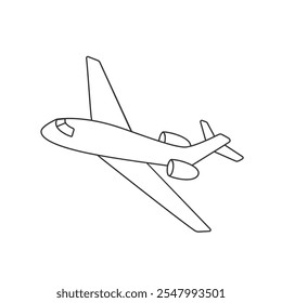 Icono de línea de plano de Vector en signo de estilo plano moderno