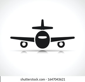 Diseño de icono de símbolo del plano vectorial