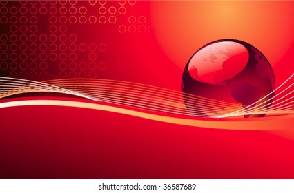 vector planet background