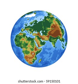Vector planet Earth