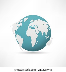 Vector Planet Earth Icon