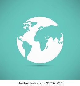 Vector Planet Earth Icon